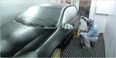 Proceso completo de pintura rapida en Talleres Jose