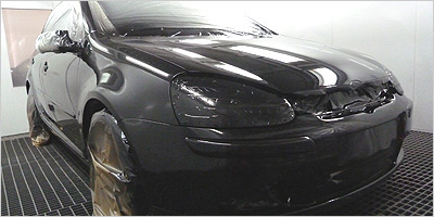 Proceso completo de pintura rapida en Talleres Jose