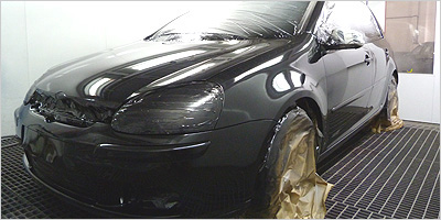 Proceso completo de pintura rapida en Talleres Jose