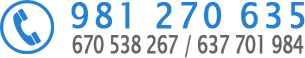 Telefonos de Talleres Jose: 981 270 635 / 670 538 267 / 637 701 984 